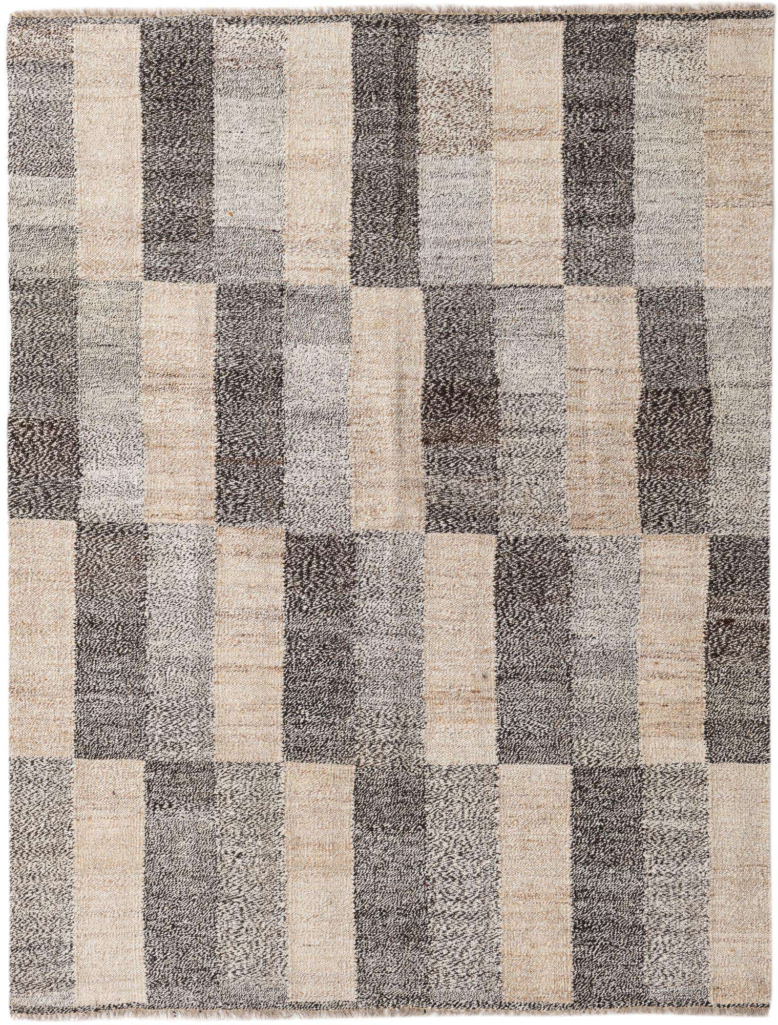 4' 10 x 6' 4 Hand Woven Kilim Modern Wool Rug