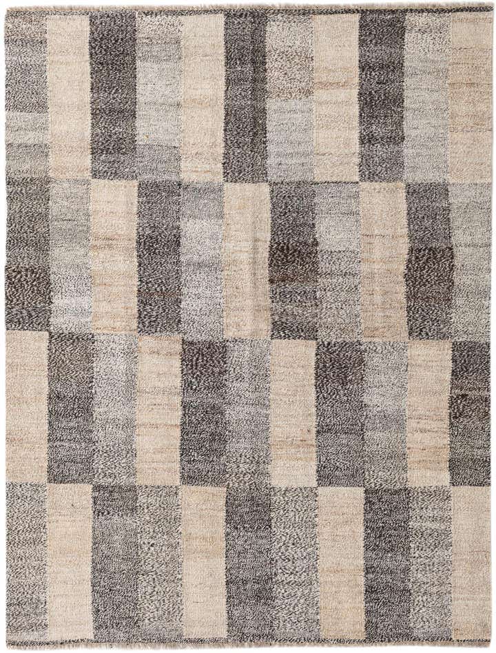 4' 10 x 6' 4 Hand Woven Kilim Modern Wool Rug