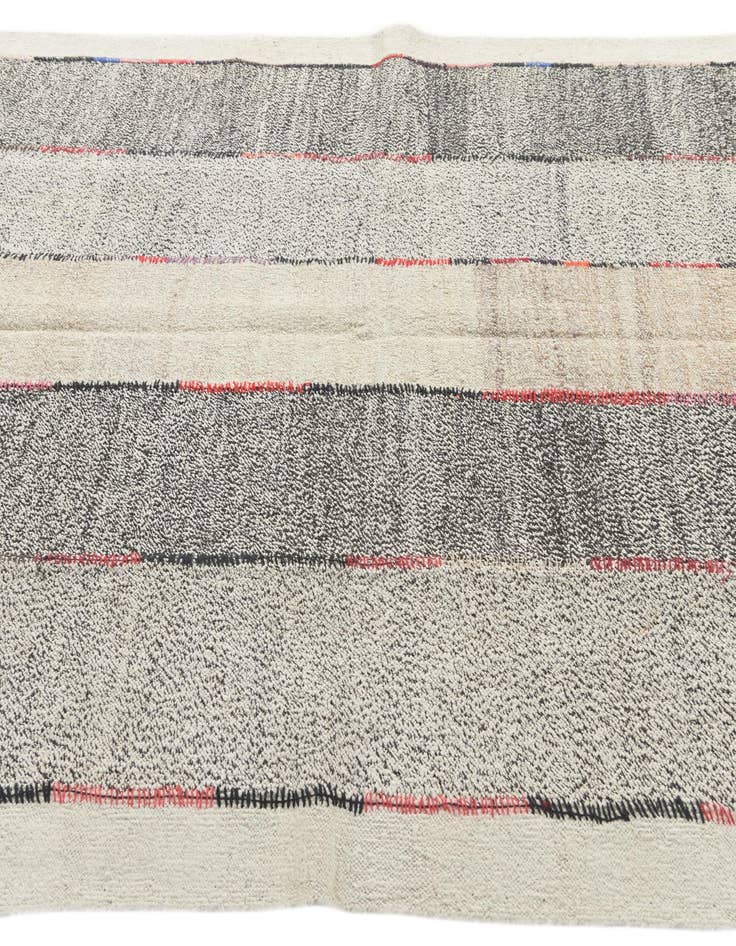 Detail image of 6' x 7' 9  Hand Woven Kilim Modern Wool Rug