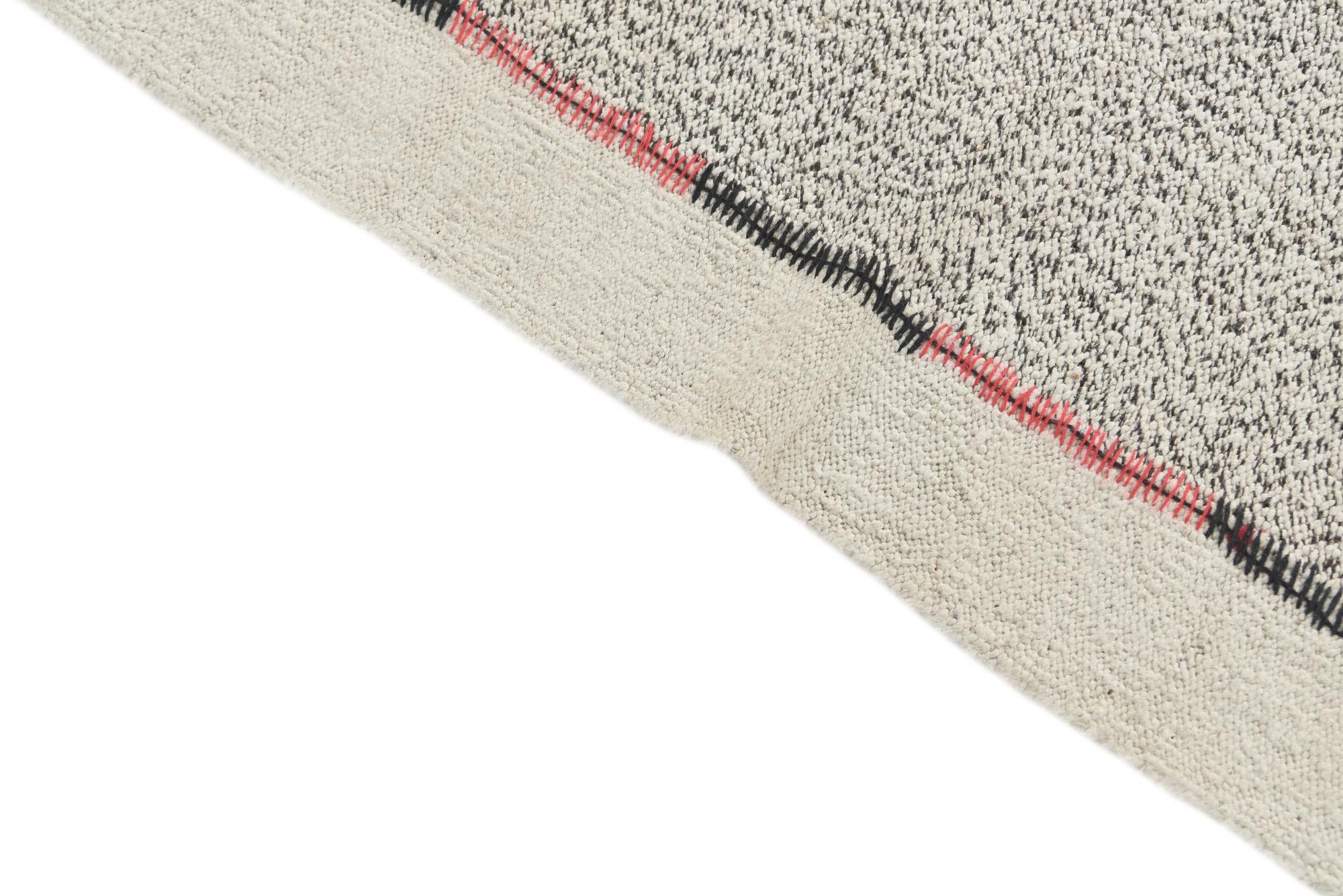 6' x 7' 9 Hand Woven Kilim Modern Wool Rug
