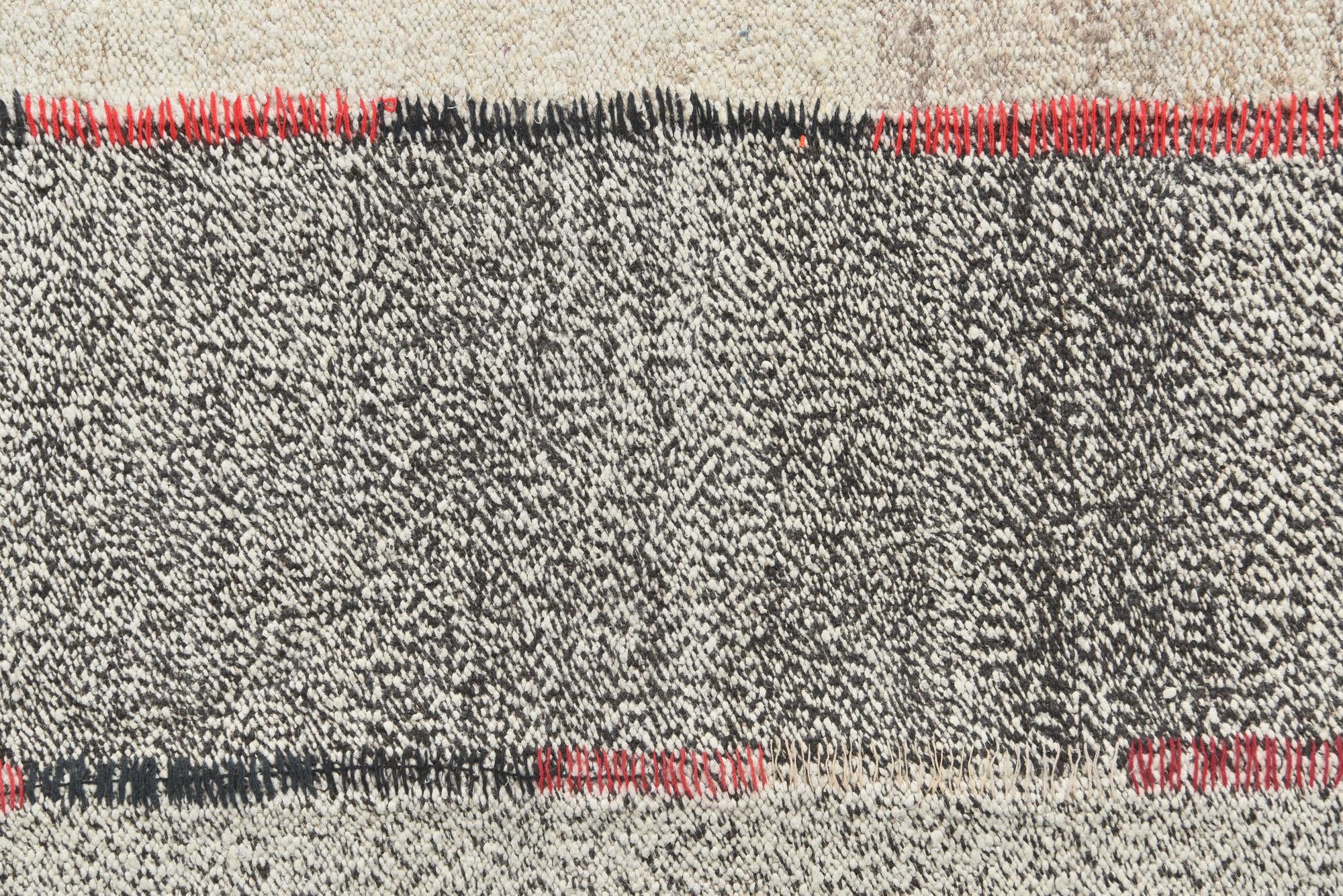 6' x 7' 9 Hand Woven Kilim Modern Wool Rug