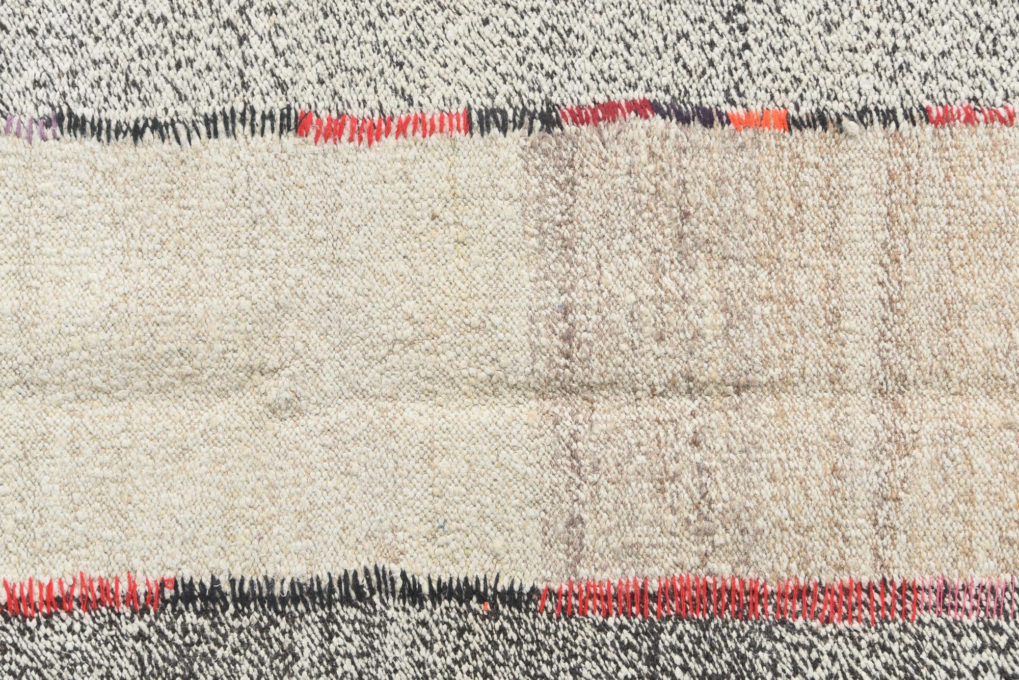 6' x 7' 9 Hand Woven Kilim Modern Wool Rug