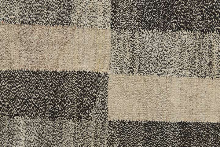 6' 8 x 9' 10 Hand Woven Kilim Modern Wool Rug