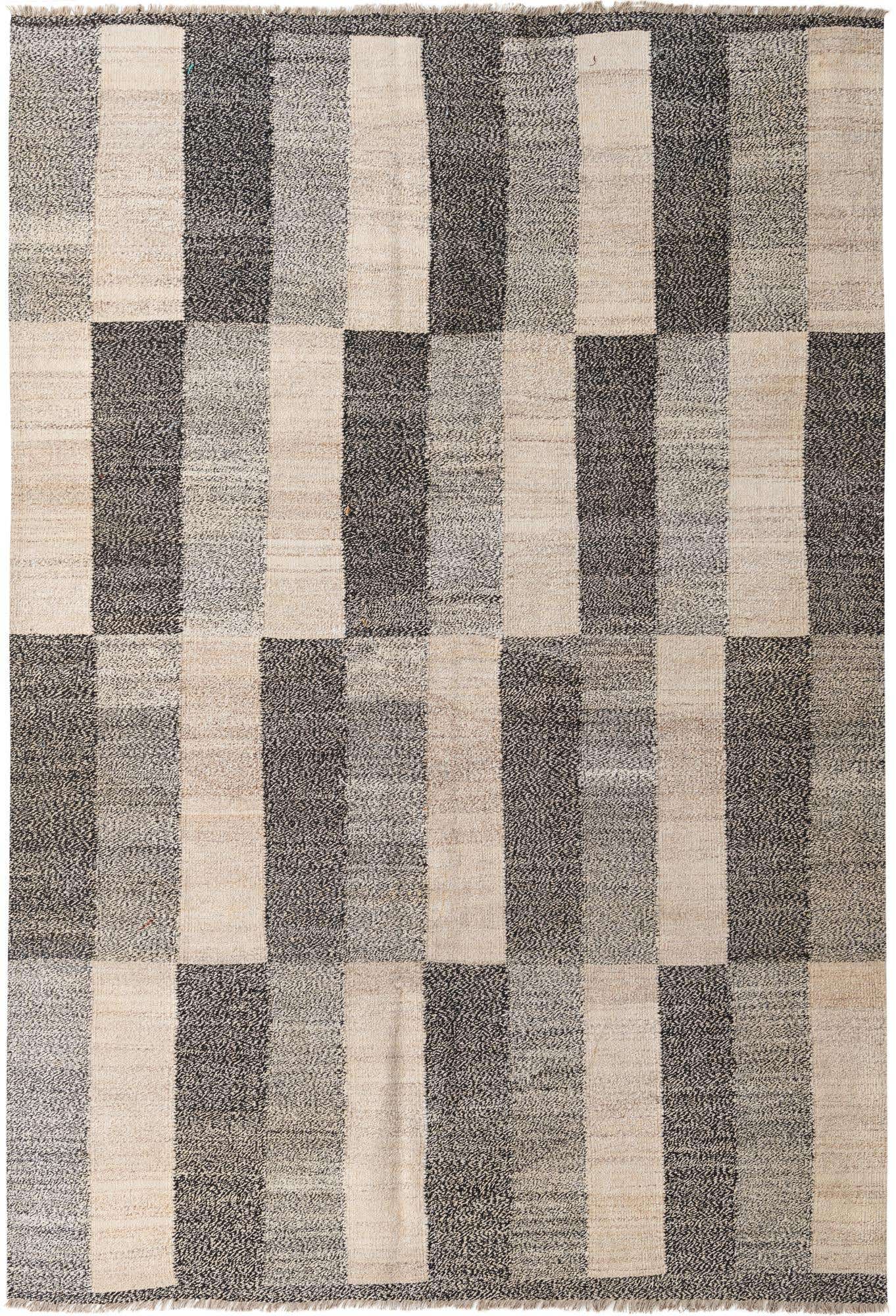 6' 8 x 9' 10 Hand Woven Kilim Modern Wool Rug