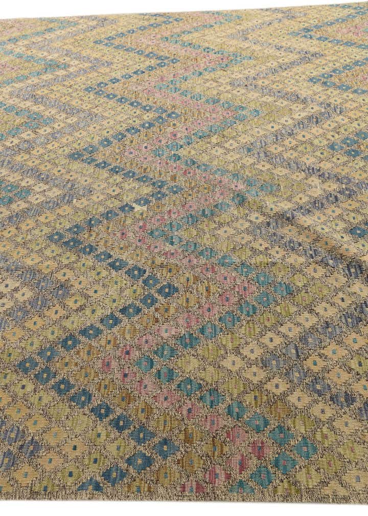 8' 7 x 11' 4 Hand Woven Kilim Modern Wool Rug