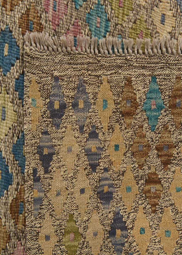 8' 7 x 11' 4 Hand Woven Kilim Modern Wool Rug