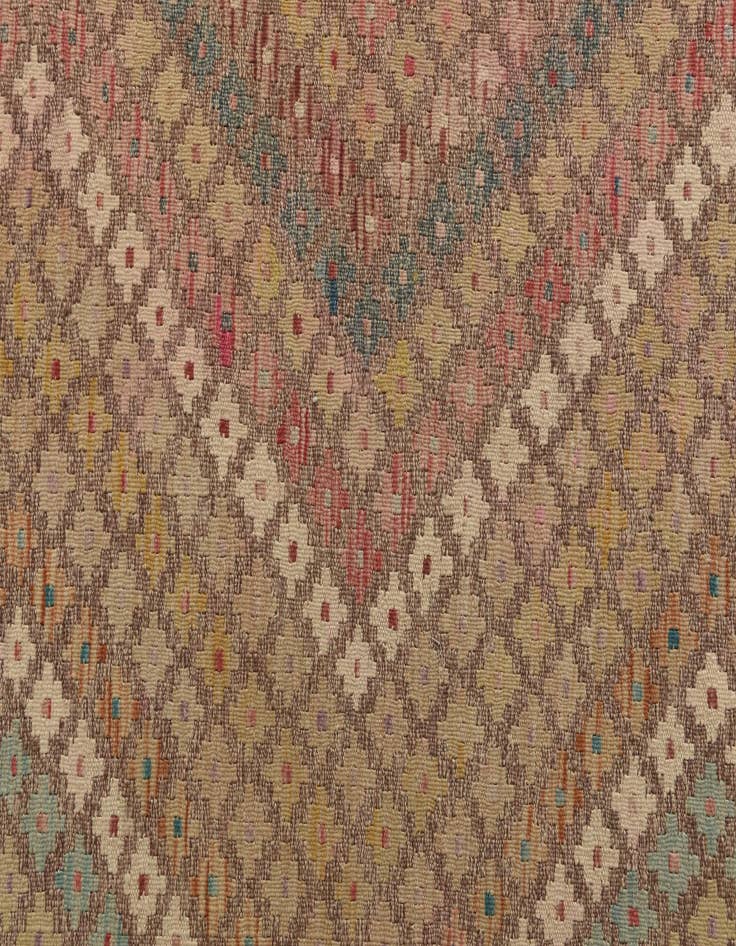 Detail image of 9' 7 x 12' 7  Hand Woven Kilim Modern Wool Rug