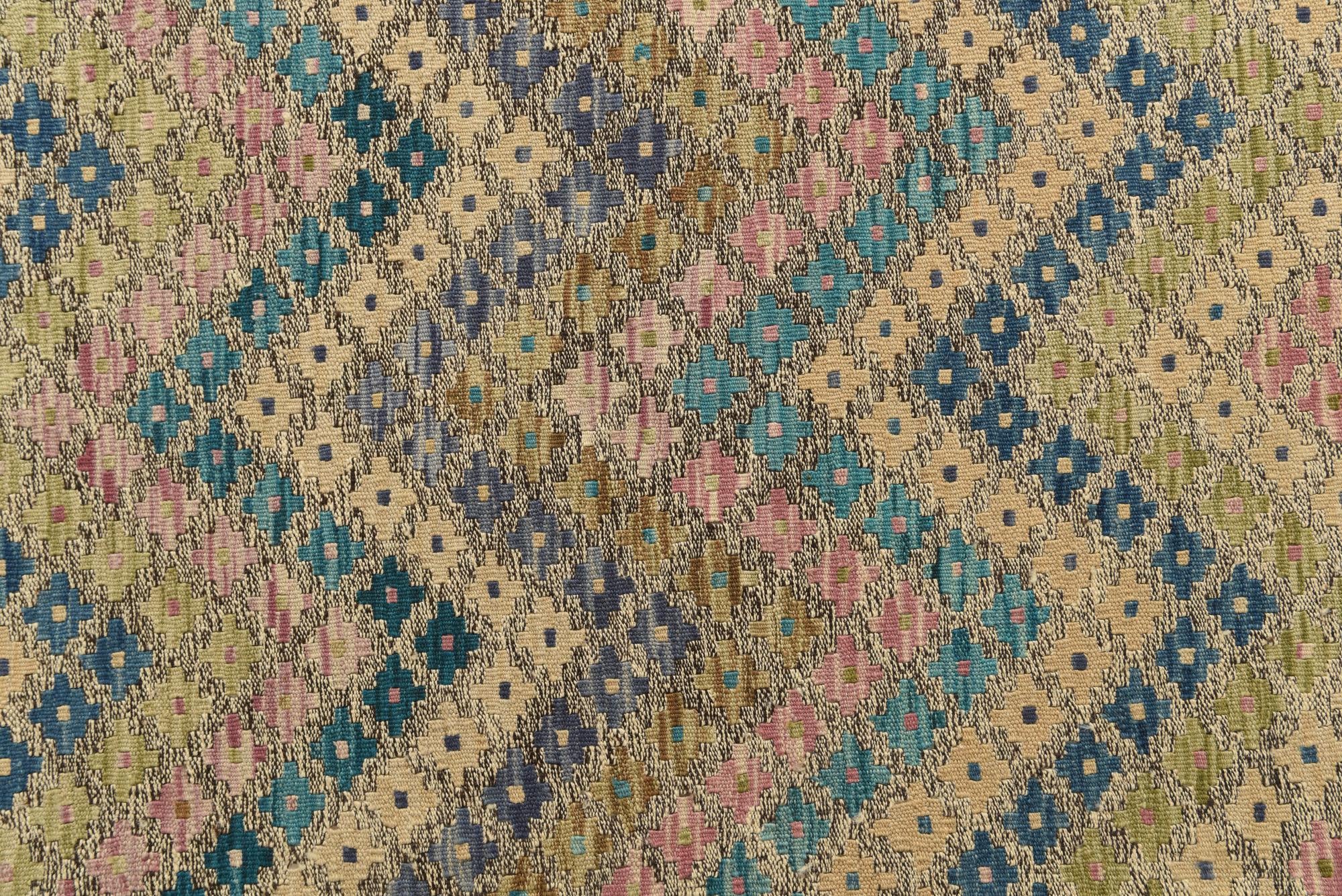 8' 4 x 11' 3 Hand Woven Kilim Modern Wool Rug