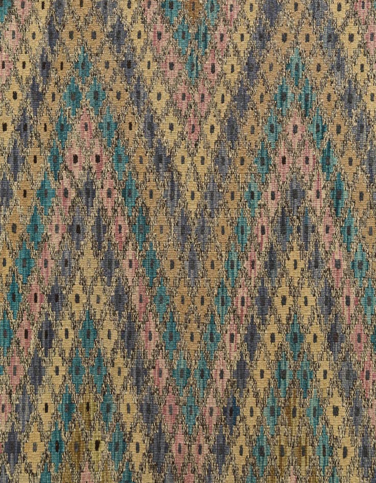 Detail image of 9' 9 x 12' 8  Hand Woven Kilim Modern Wool Rug