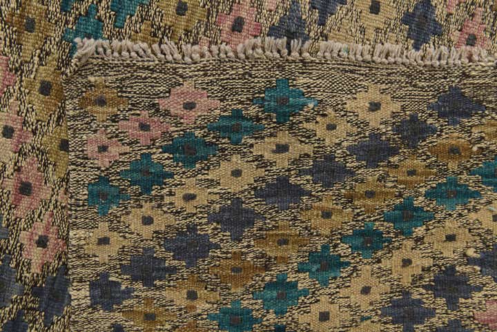 9' 9 x 12' 8 Hand Woven Kilim Modern Wool Rug