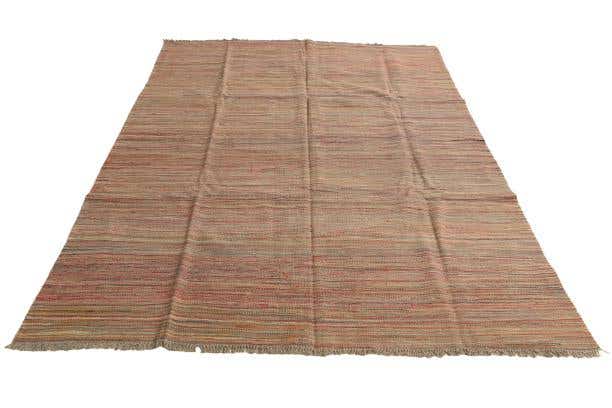 5' 10 x 8' Hand Woven Kilim Modern Wool Rug