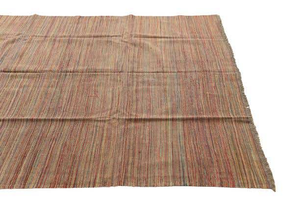 5' 10 x 8' Hand Woven Kilim Modern Wool Rug