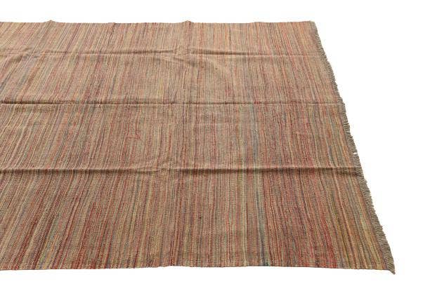Detail image of 5' 10 x 8' Hand Woven Kilim Modern Wool Rug