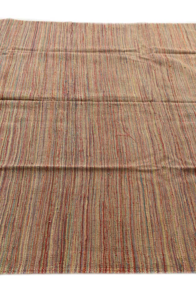 Detail image of 5' 10 x 8' Hand Woven Kilim Modern Wool Rug