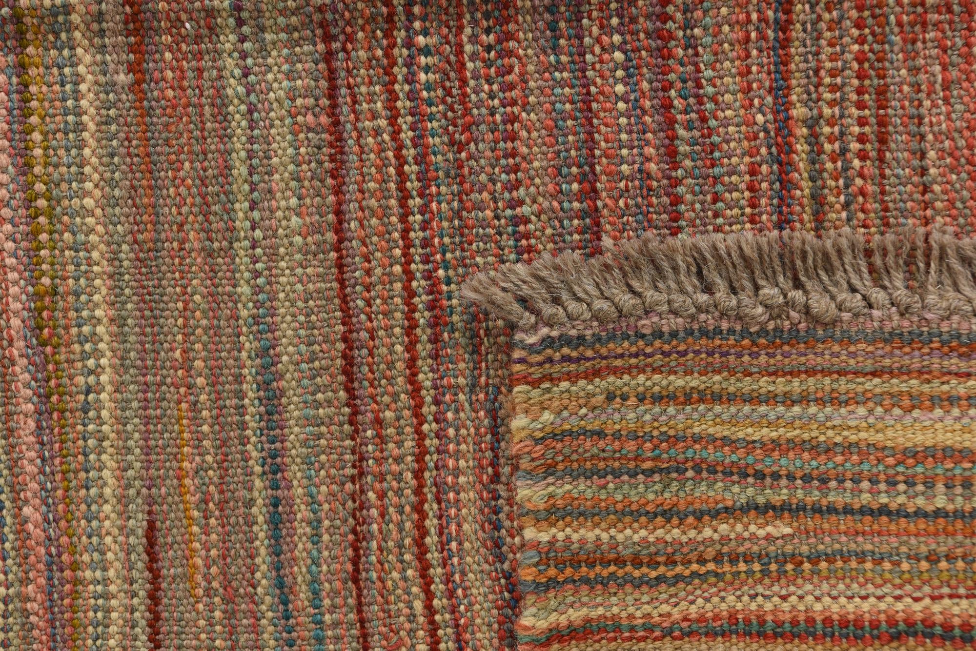 5' 10 x 8' Hand Woven Kilim Modern Wool Rug