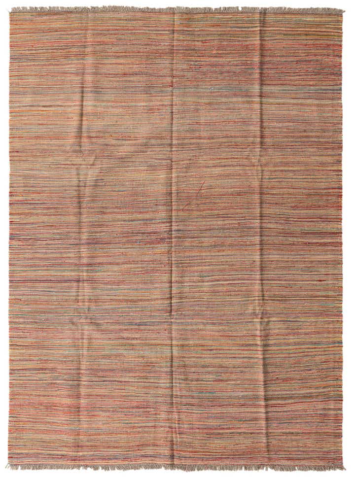 5' 10 x 8' Hand Woven Kilim Modern Wool Rug