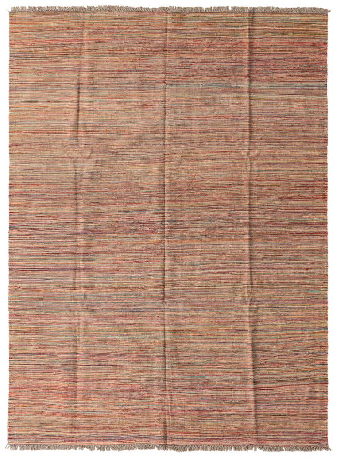 Detail image of 5' 10 x 8' Hand Woven Kilim Modern Wool Rug