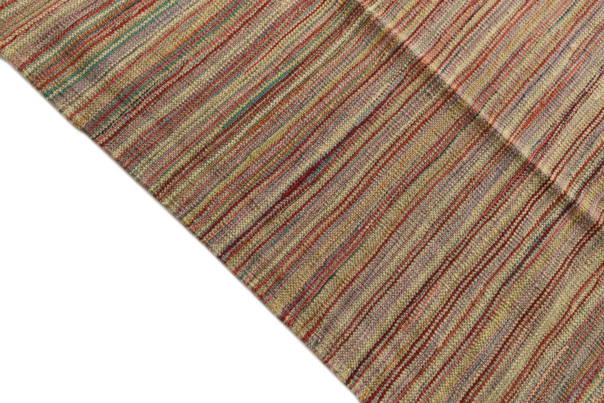 5' 10 x 7' 10 Hand Woven Kilim Modern Wool Rug