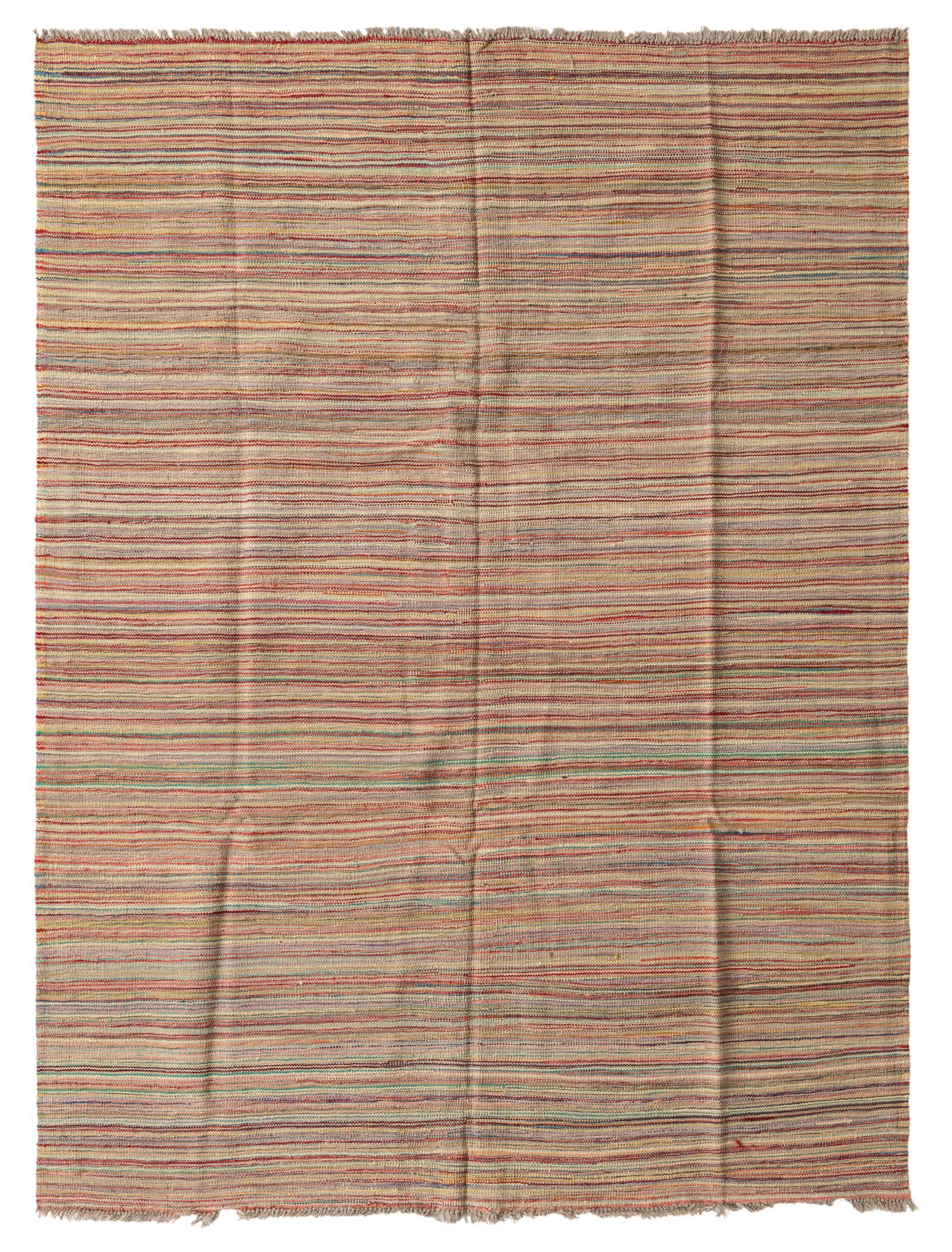 5' 10 x 7' 10 Hand Woven Kilim Modern Wool Rug