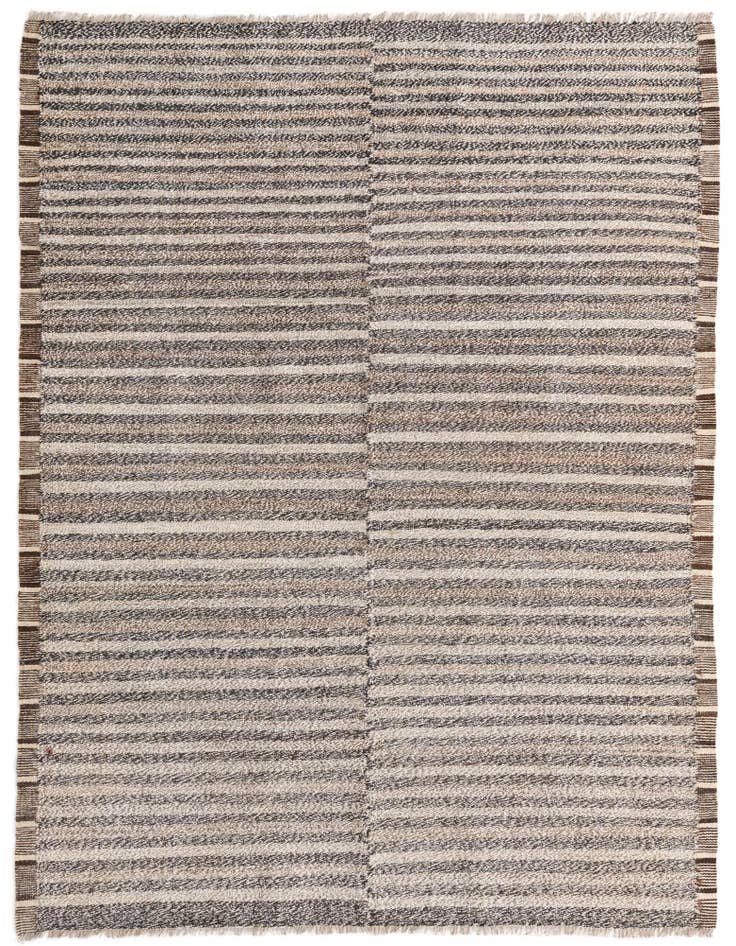 Detail image of 6' x 8' Hand Woven Kilim Modern Wool Rug