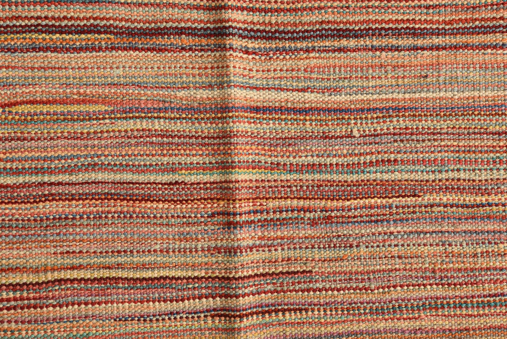 5' 9 x 8' 1 Hand Woven Kilim Modern Wool Rug