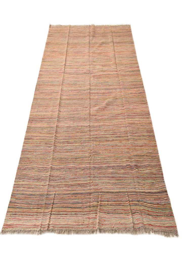 5' 5 x 8' Hand Woven Kilim Modern Wool Rug
