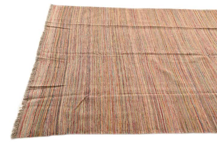 5' 5 x 8' Hand Woven Kilim Modern Wool Rug