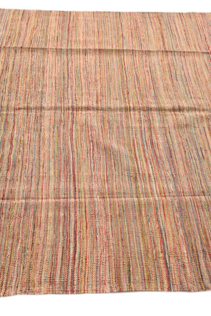 5' 5 x 8' Hand Woven Kilim Modern Wool Rug