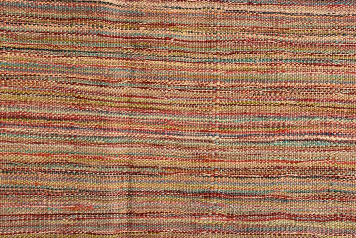 5' 5 x 8' Hand Woven Kilim Modern Wool Rug