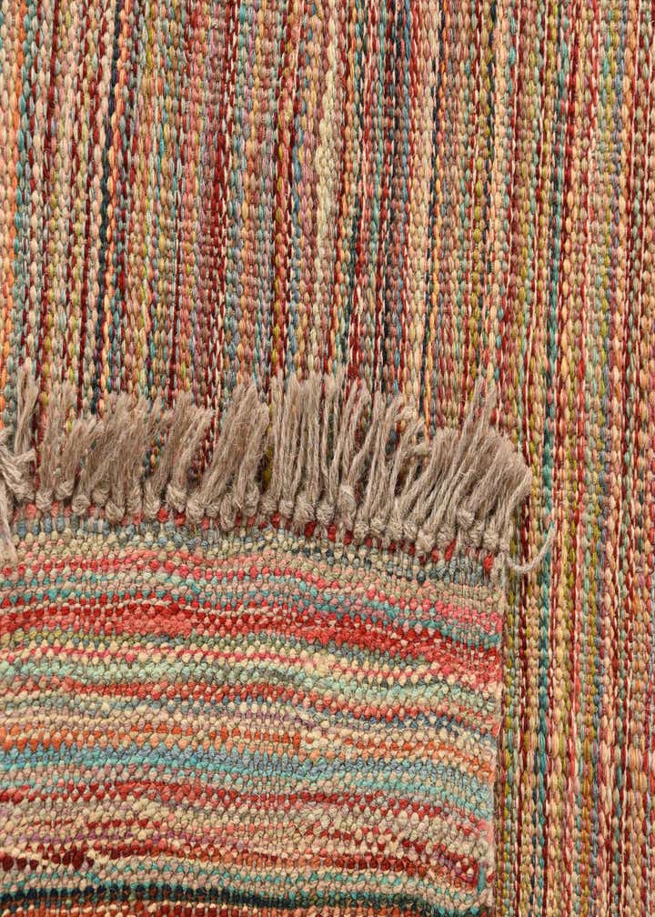 5' 5 x 8' Hand Woven Kilim Modern Wool Rug