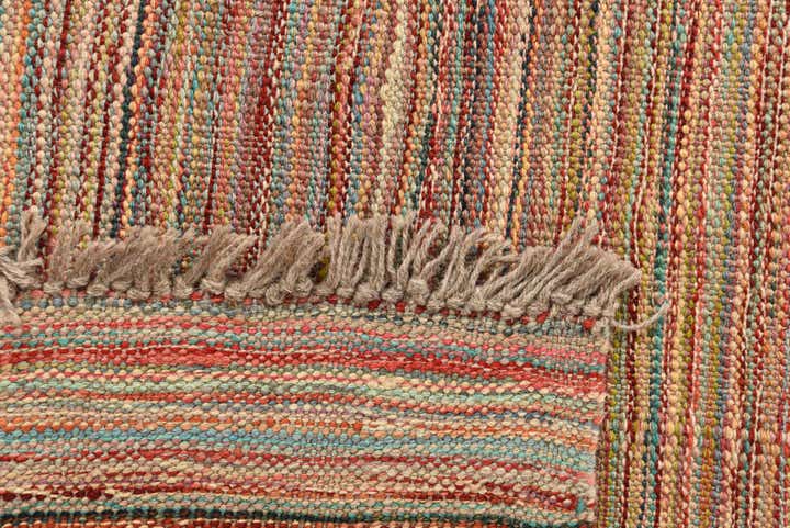 5' 5 x 8' Hand Woven Kilim Modern Wool Rug