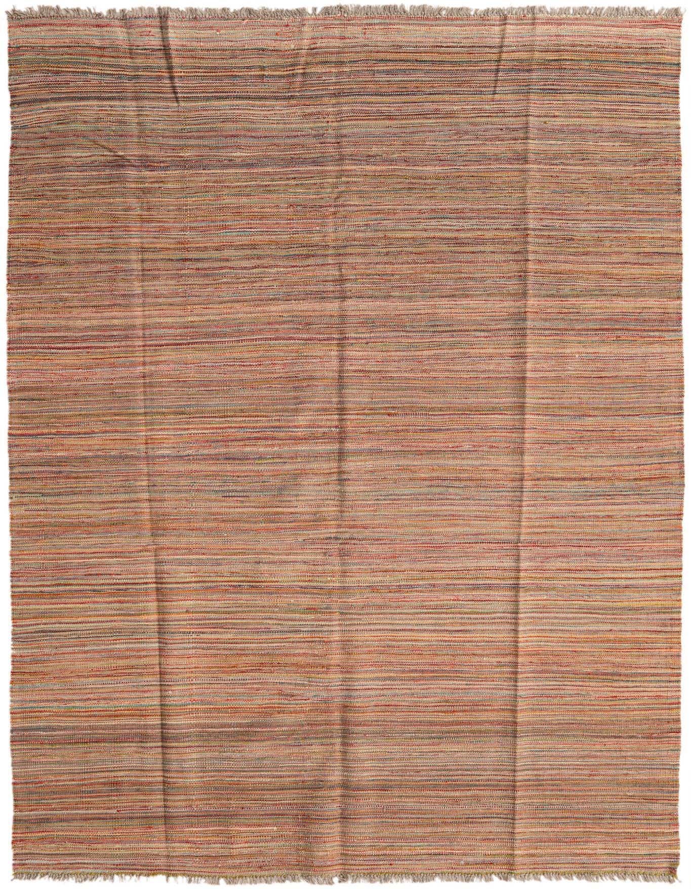 5' 5 x 8' Hand Woven Kilim Modern Wool Rug