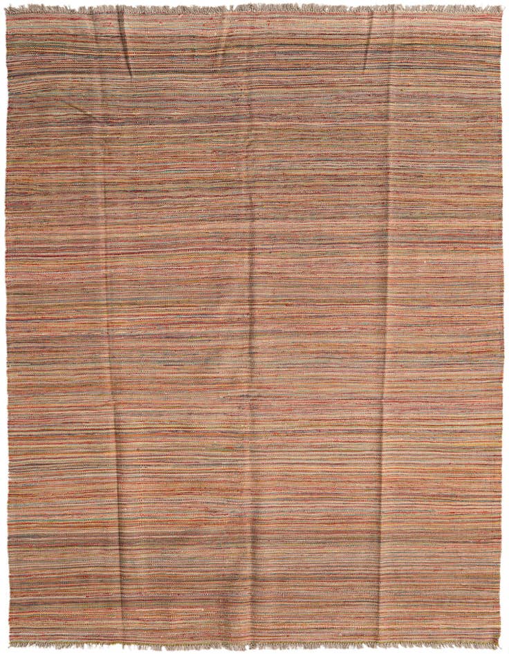 Detail image of 5' 5 x 8' Hand Woven Kilim Modern Wool Rug