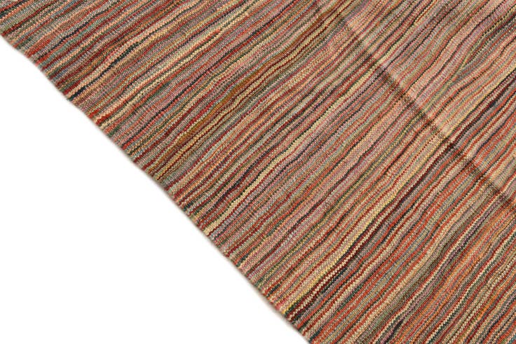 Detail image of 5' 10 x 8' 1 Hand Woven Kilim Modern Wool Rug