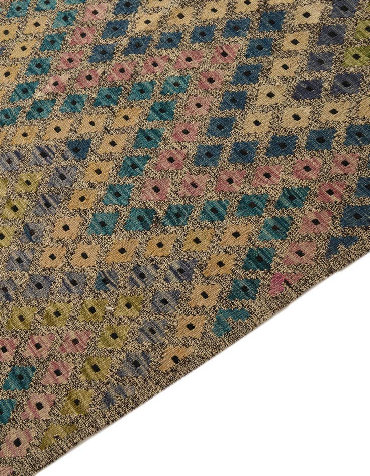 Detail image of 8' 5 x 11' 5  Hand Woven Kilim Modern Wool Rug