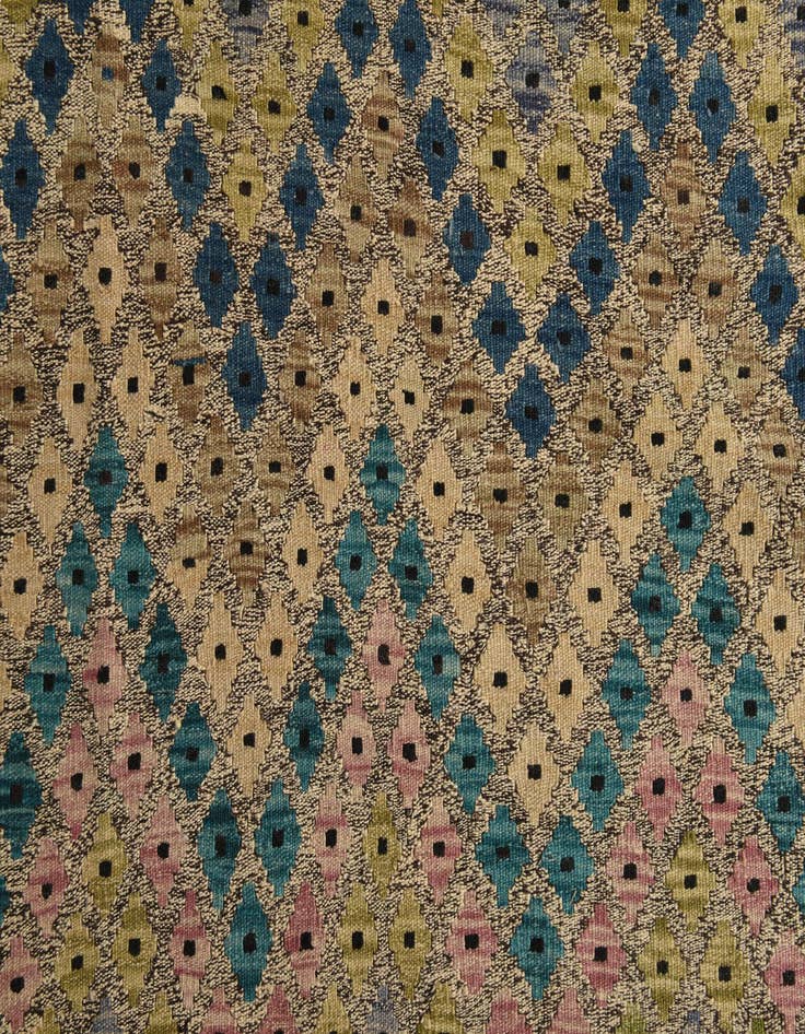 Detail image of 8' 5 x 11' 5  Hand Woven Kilim Modern Wool Rug