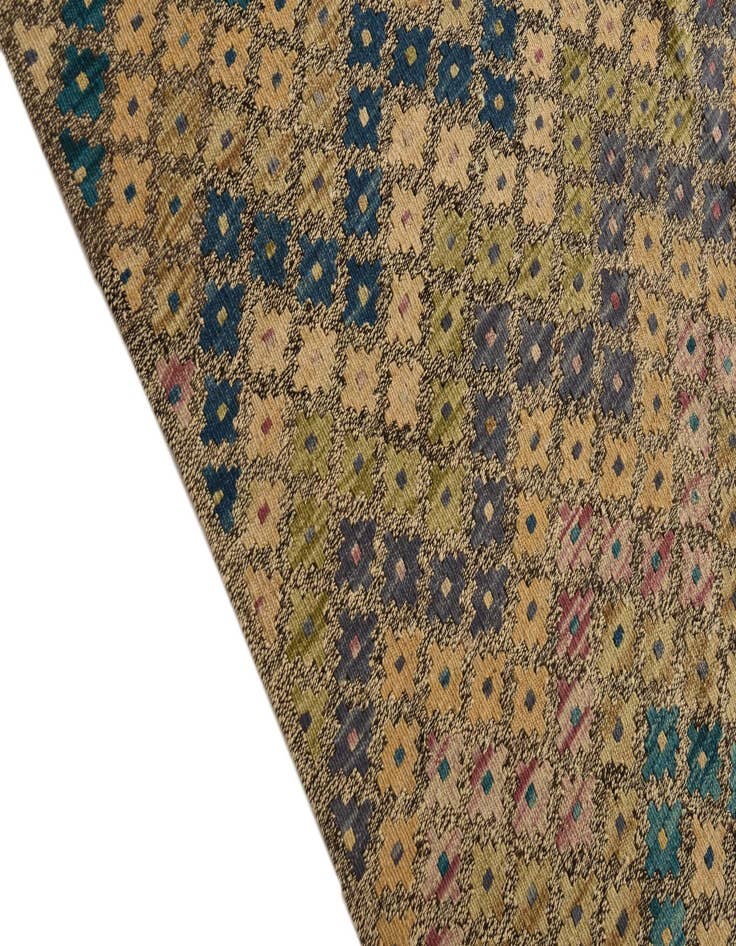 Detail image of 8' 7 x 11' 3  Hand Woven Kilim Modern Wool Rug