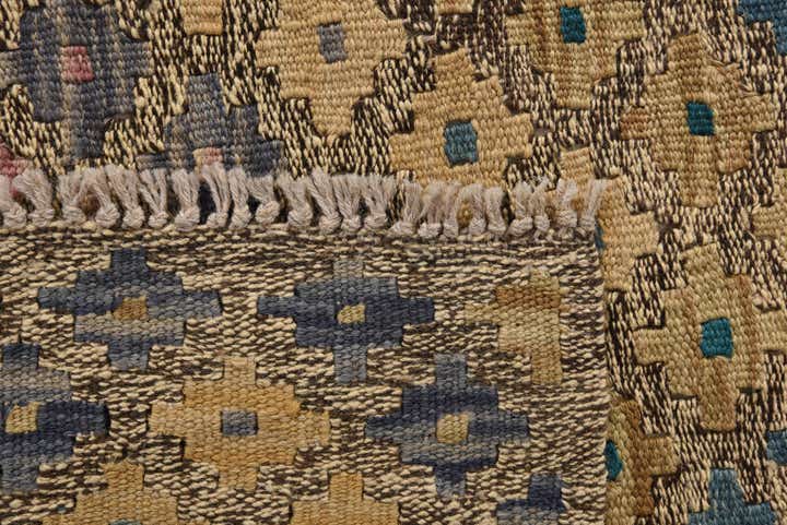 8' 7 x 11' 3 Hand Woven Kilim Modern Wool Rug
