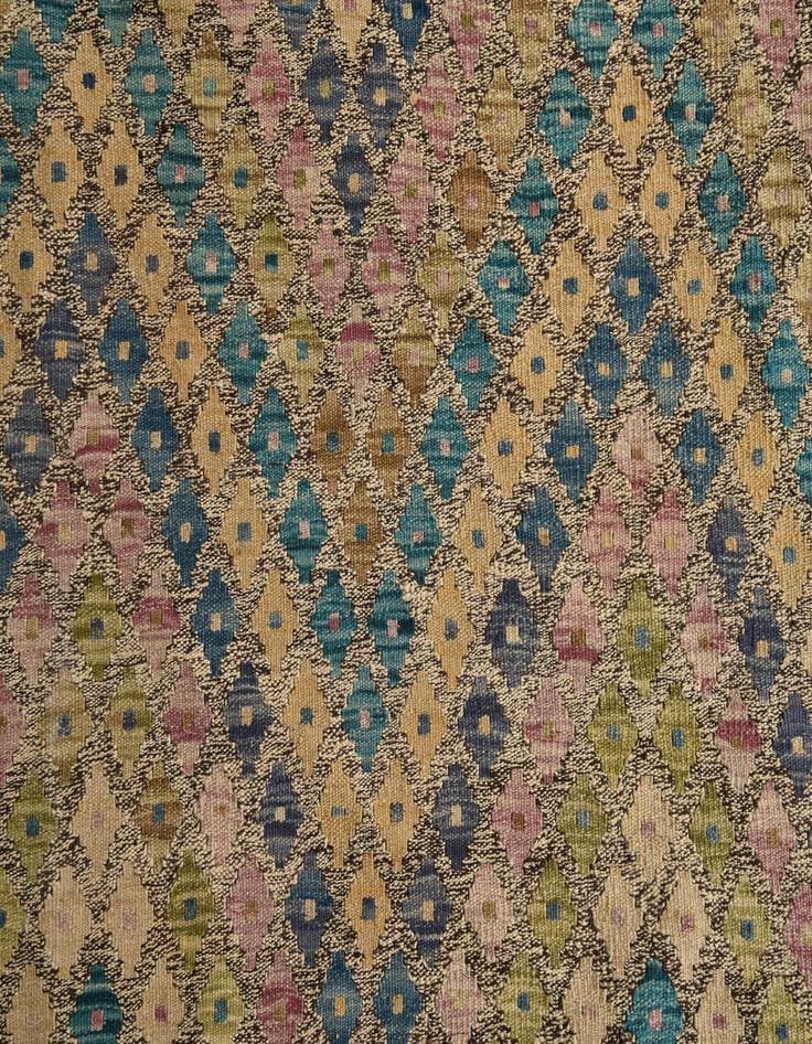 Detail image of 8' 9 x 11' 5  Hand Woven Kilim Modern Wool Rug