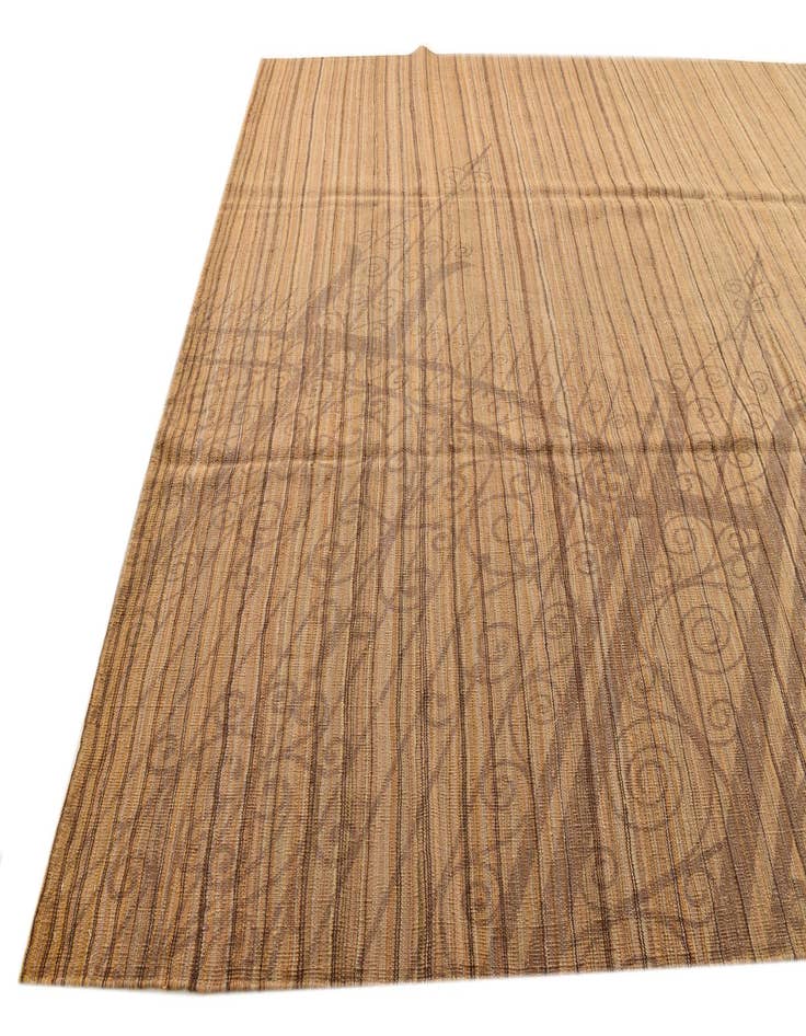 Detail image of 8' 4 x 10' 2  Hand Woven Kilim Modern Wool Rug