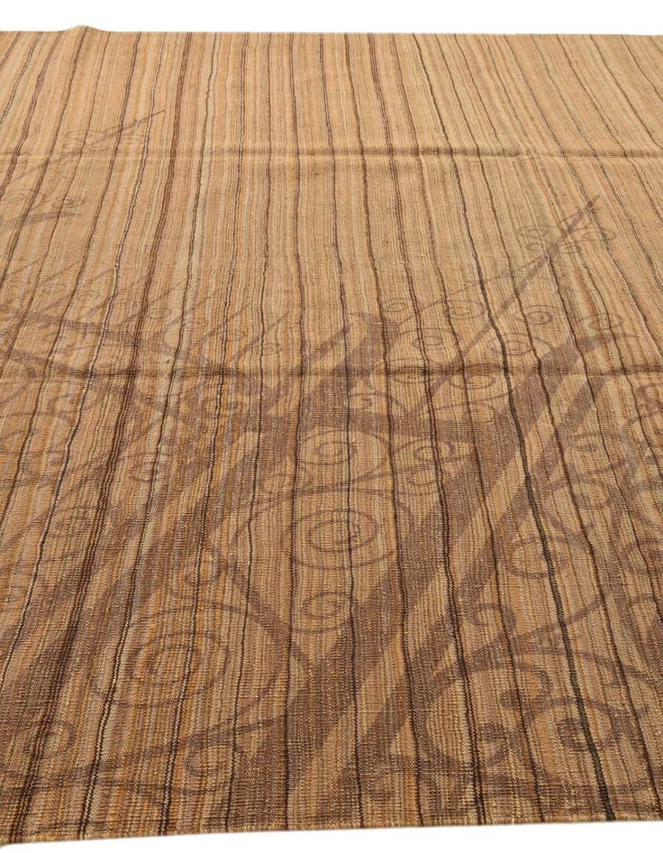 Detail image of 8' 4 x 10' 2  Hand Woven Kilim Modern Wool Rug