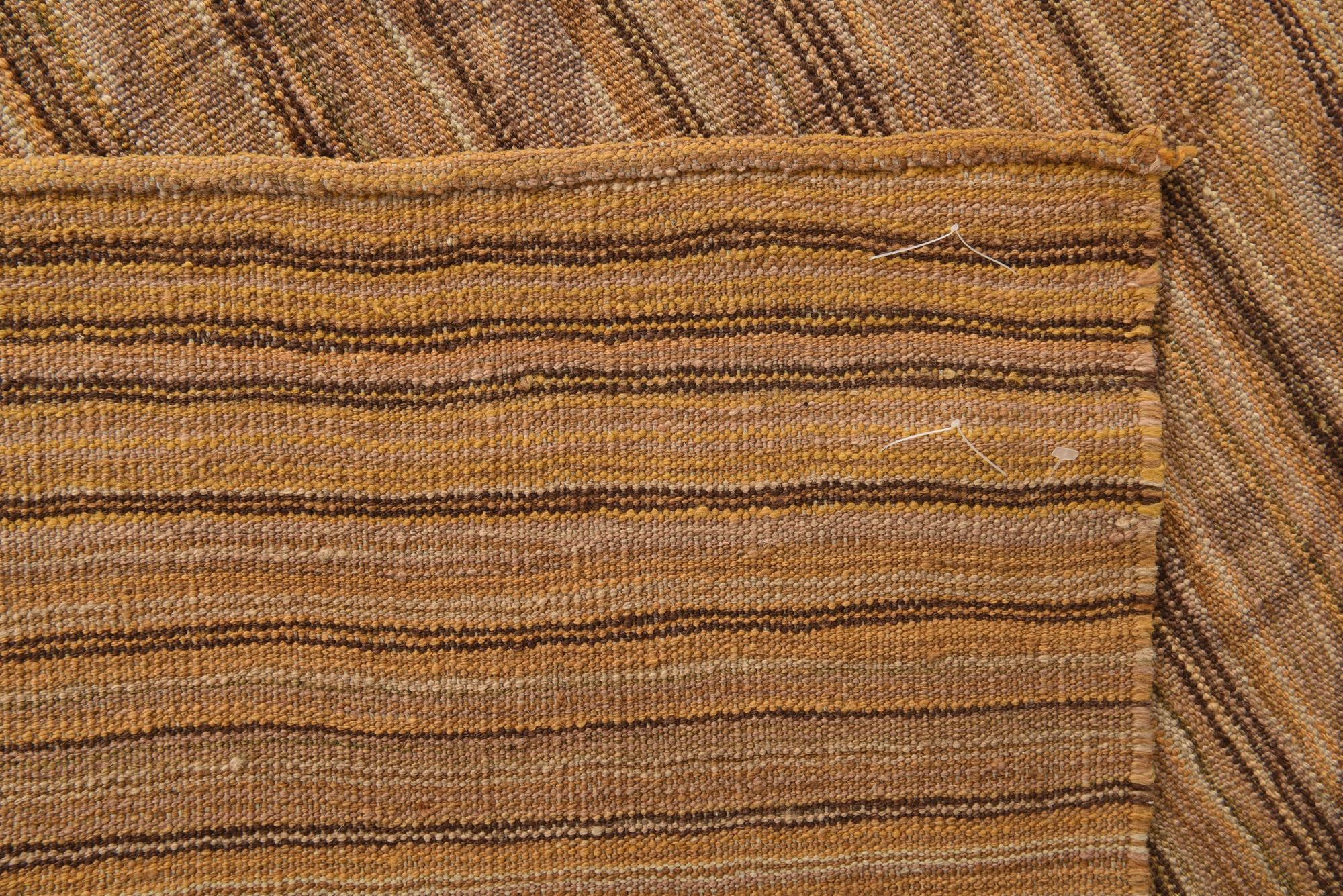 8' 4 x 10' 2 Hand Woven Kilim Modern Wool Rug
