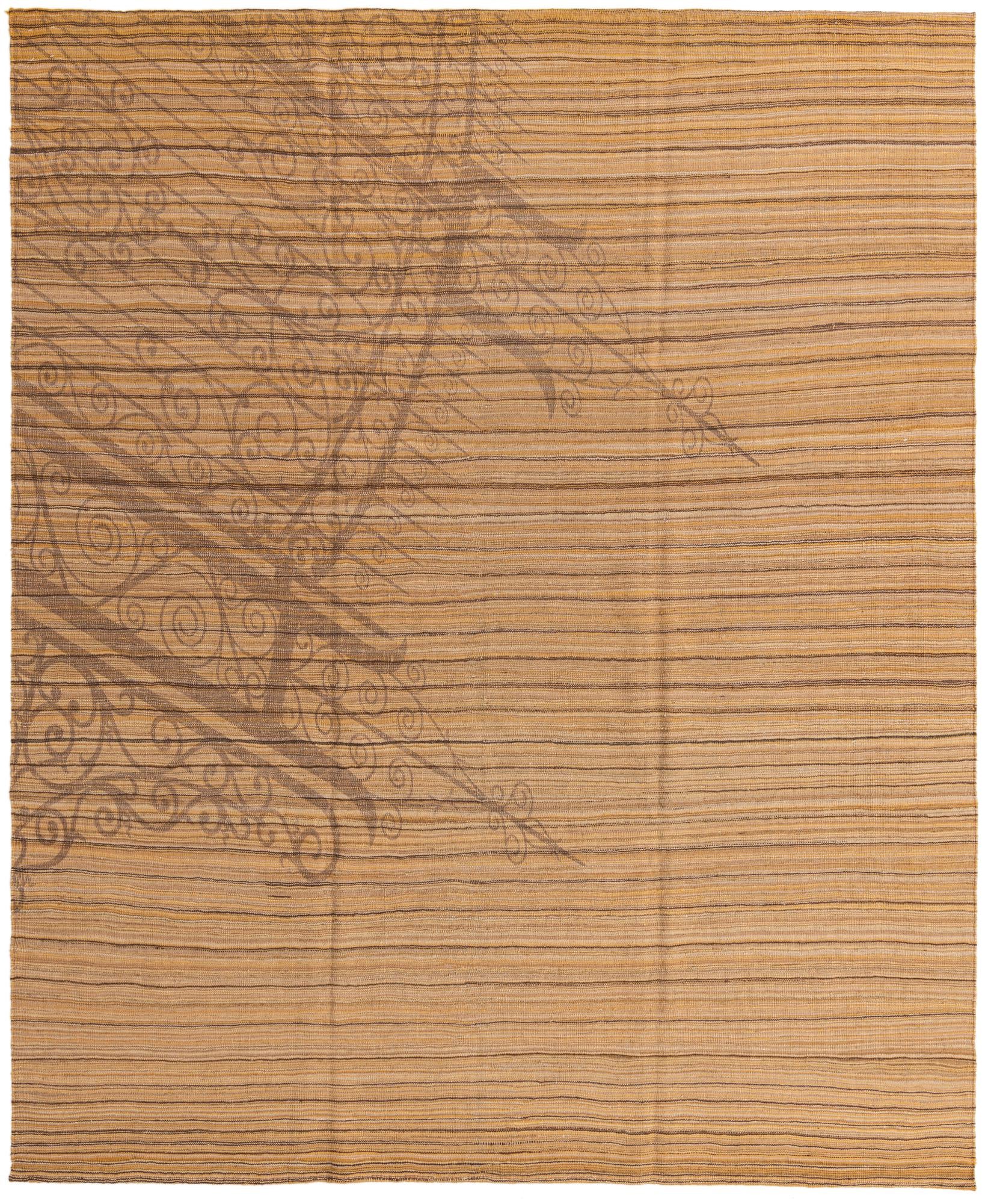8' 4 x 10' 2 Hand Woven Kilim Modern Wool Rug