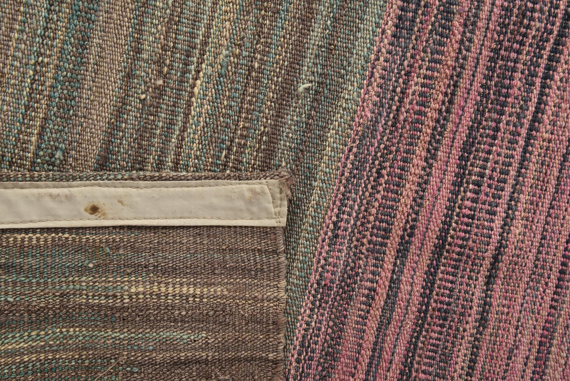 10' x 13' 6 Hand Woven Kilim Modern Wool Rug