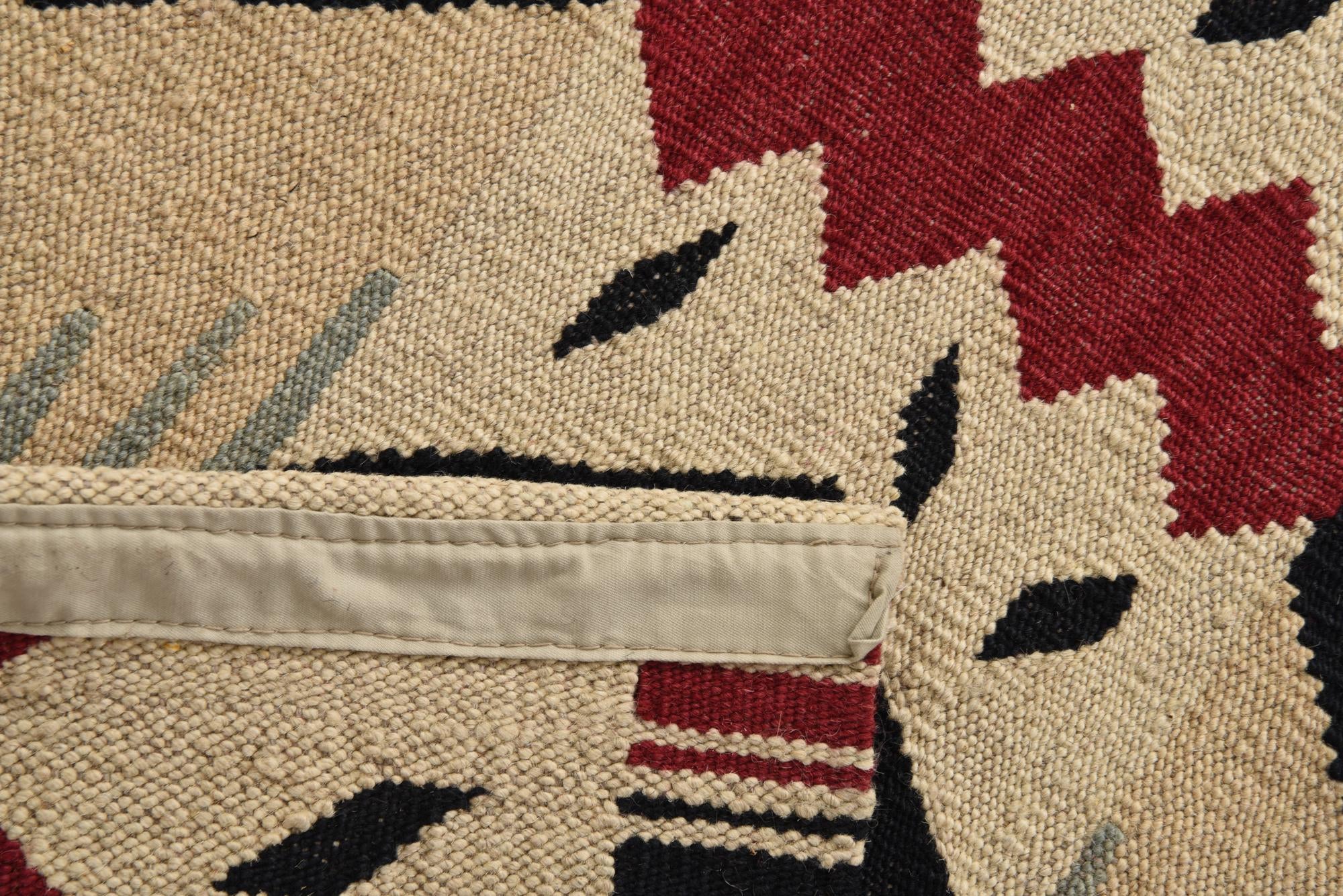 8' 10 x 11' 3 Hand Woven Kilim Modern Wool Rug
