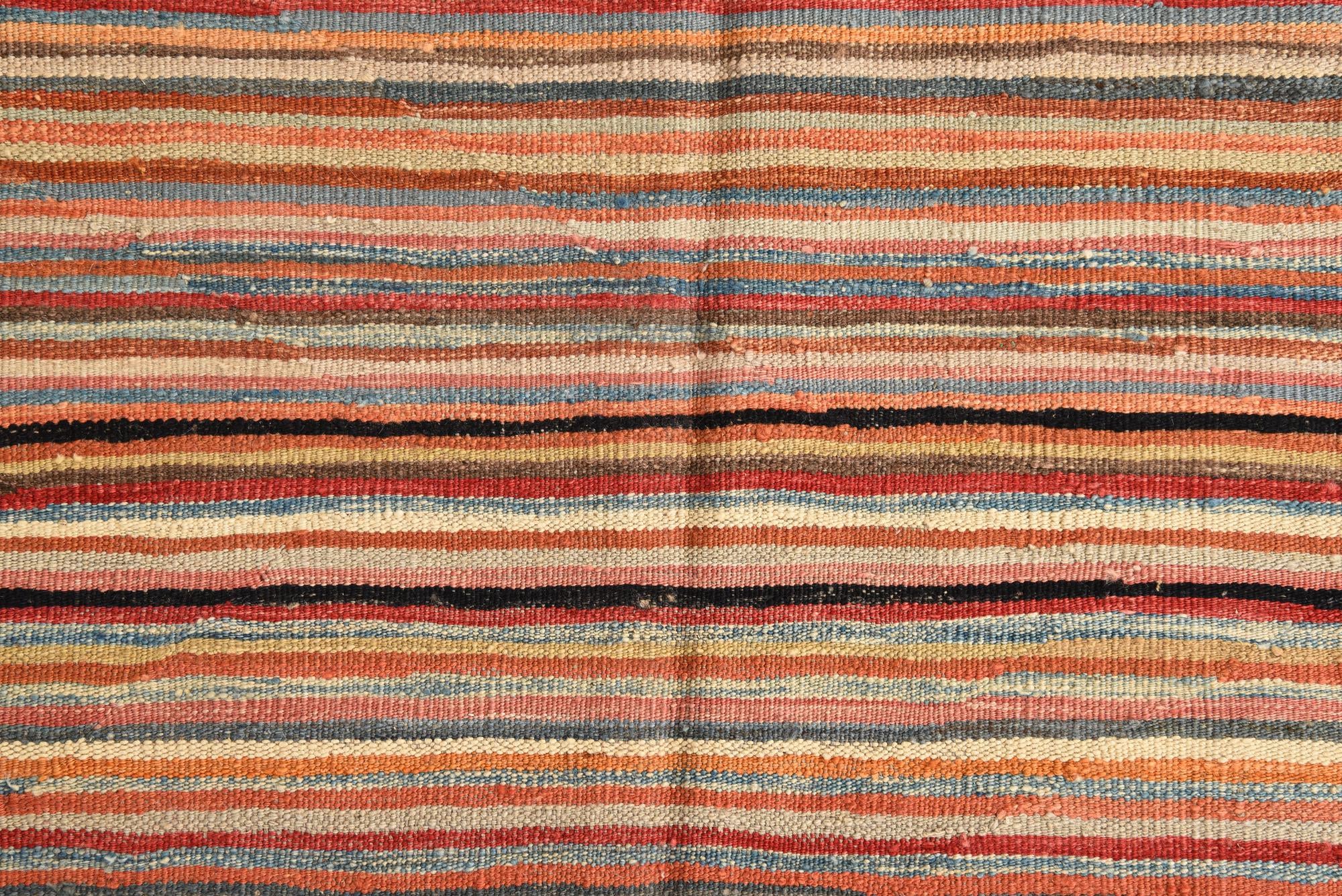 9' 9 x 14' Hand Woven Kilim Modern Wool Rug