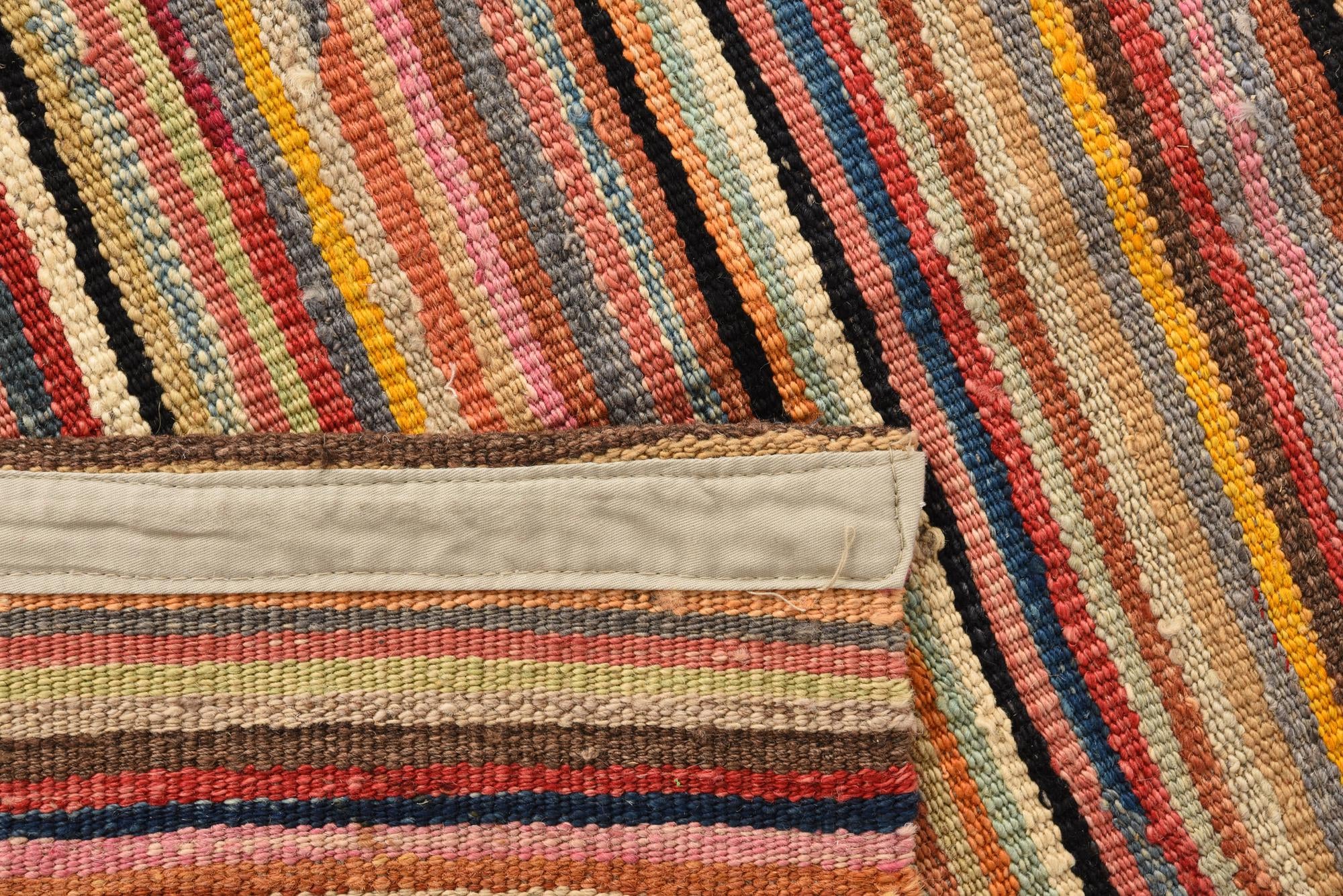 9' 9 x 14' Hand Woven Kilim Modern Wool Rug