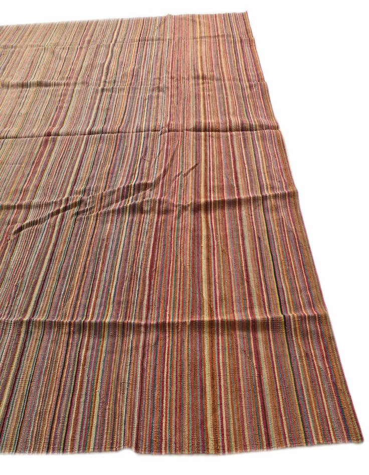 Detail image of 10' 1 x 14'  Hand Woven Kilim Modern Wool Rug