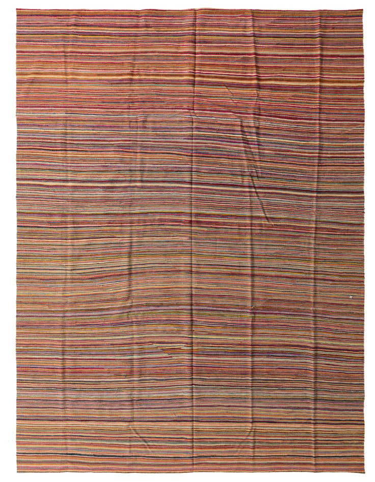 Detail image of 10' 1 x 14' Hand Woven Kilim Modern Wool Rug