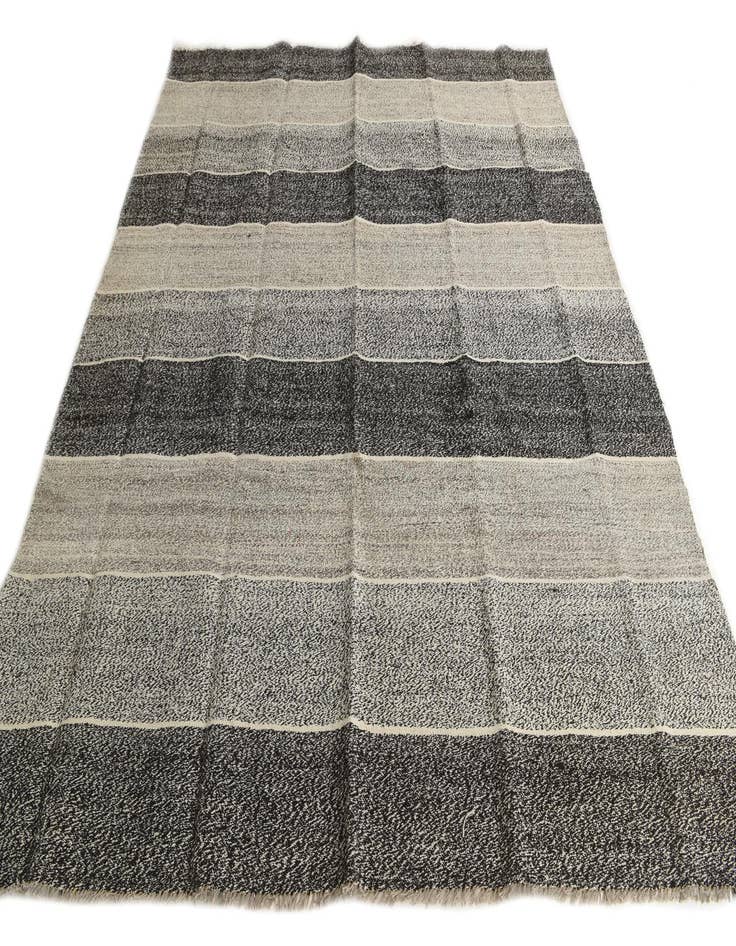 Detail image of 8' 3 x 9' 5  Hand Woven Kilim Modern Wool Rug